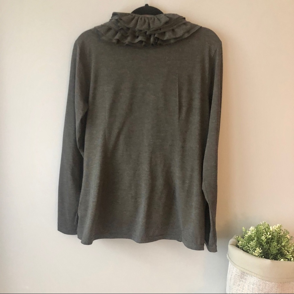 🚚 Sale Cato Ruffle Edge Cardigan l L - Picture 4 of 5